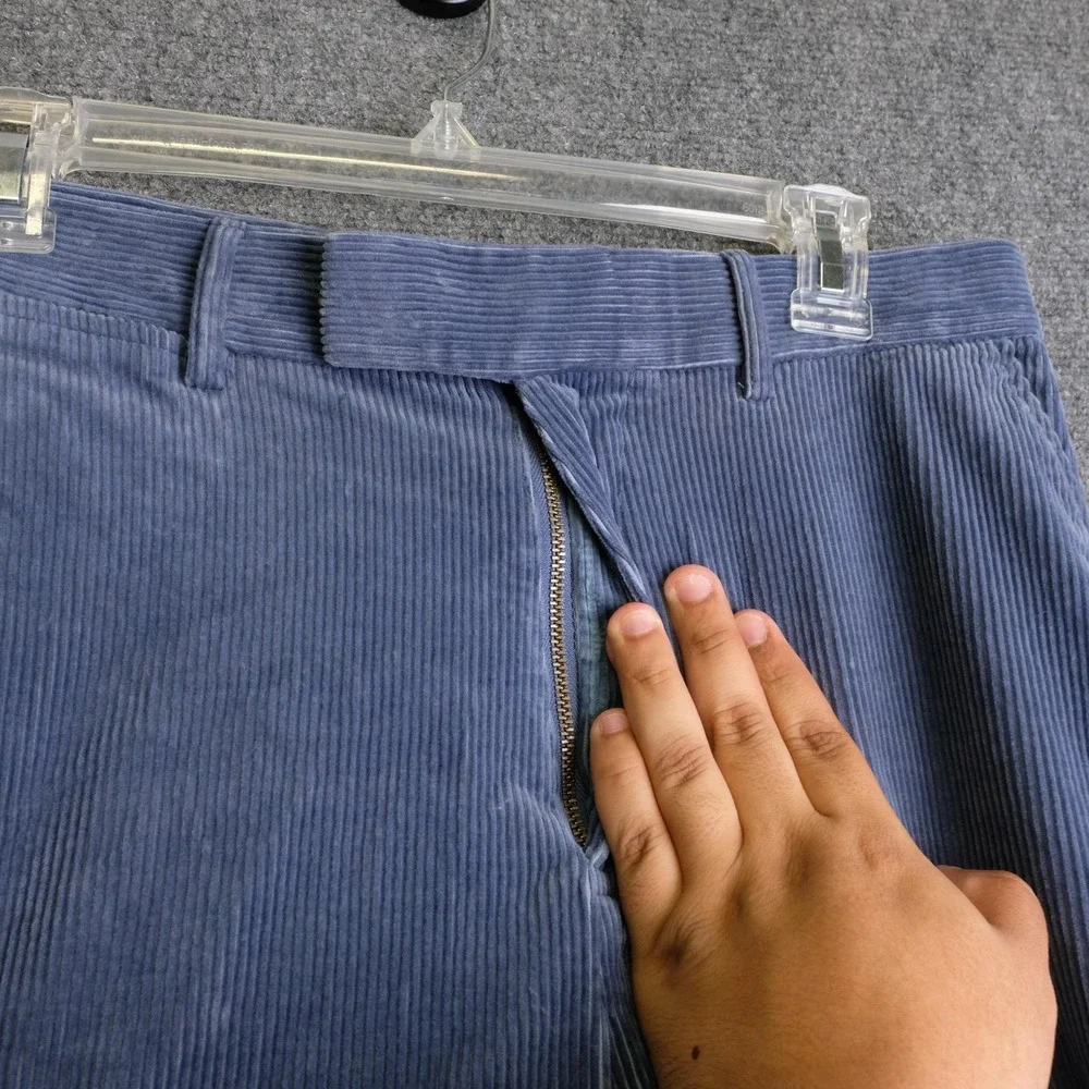 Polo Ralph Lauren Pants Mens 30x30 Blue Corduroy Polo Golf Stretch Straight Leg